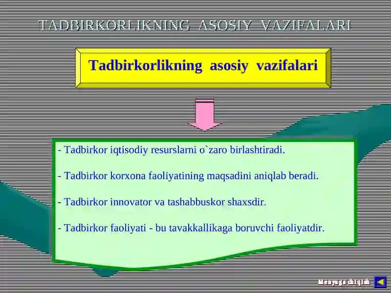Tadbirkorlik kapitali tushunchasi va uning aylanish bosqichlari 4