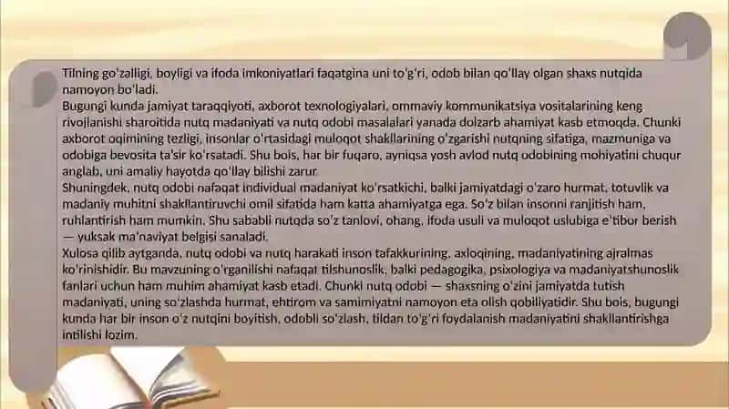 Nutqodobi,nutqharakatidagitildir 4