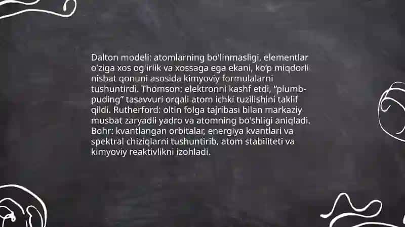 Atom tuzilishi va D. I Mendeleyevning davriy sistemasi 4