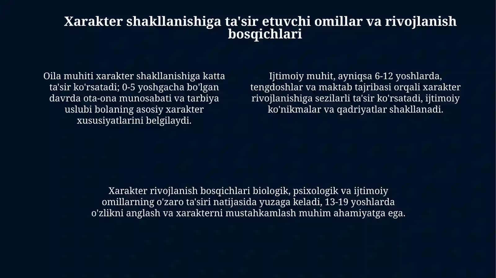 Xarakter va uning psixologik tavsifi 4