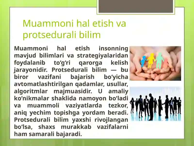 Muammoli haletlar tushunchasi va amal qilish yo'nalishi 4