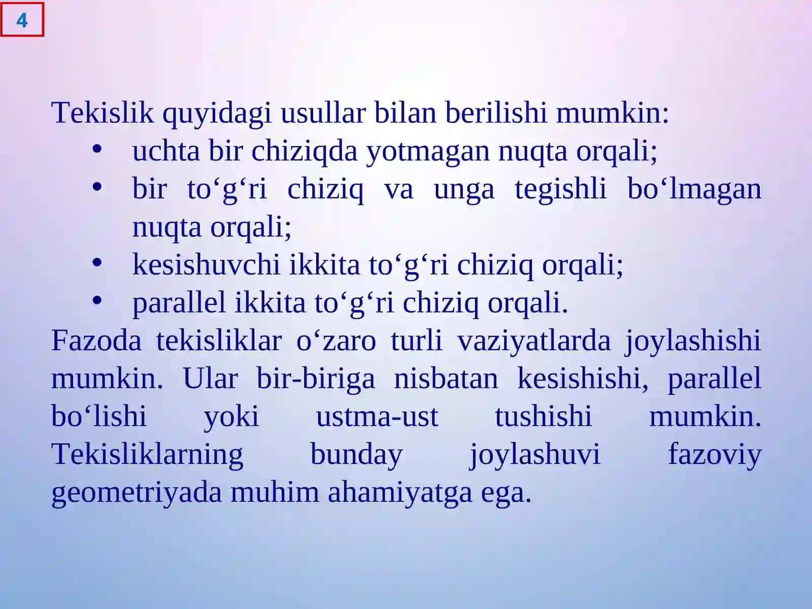 ANALITIK GEOMETRIYA 4