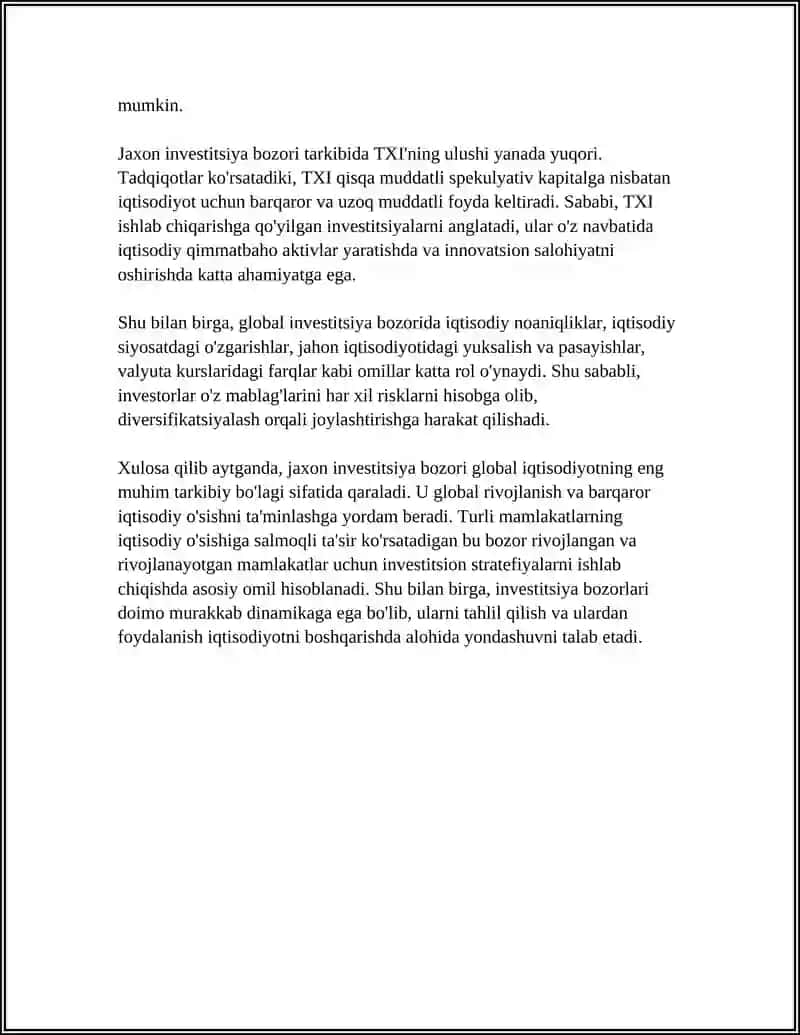 JAXON INVESTETSIY BOZORI TUSHUNCHASI VA UNING TARKIBI 4