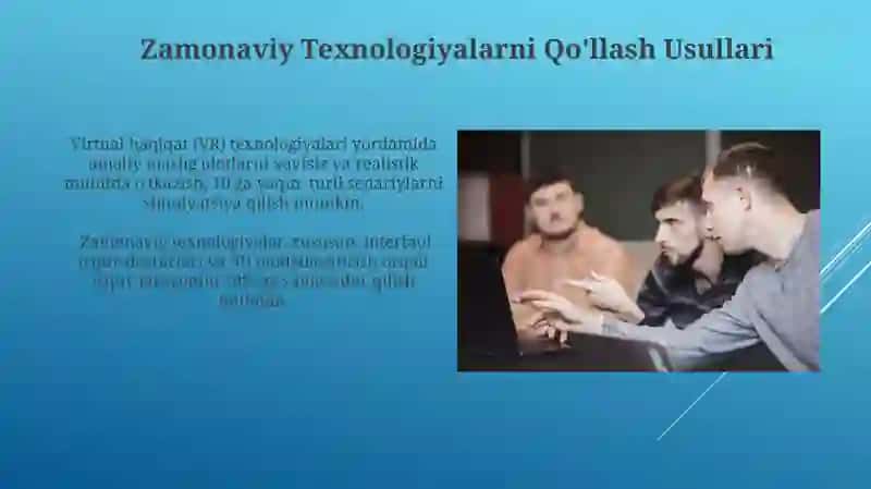 Texnologiyalarni O'qitishning Zamonaviy Usullari 4