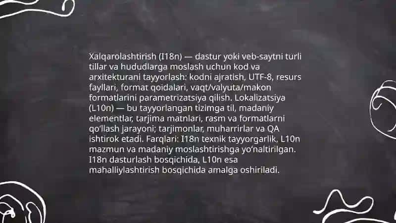 Localisation in translation 4