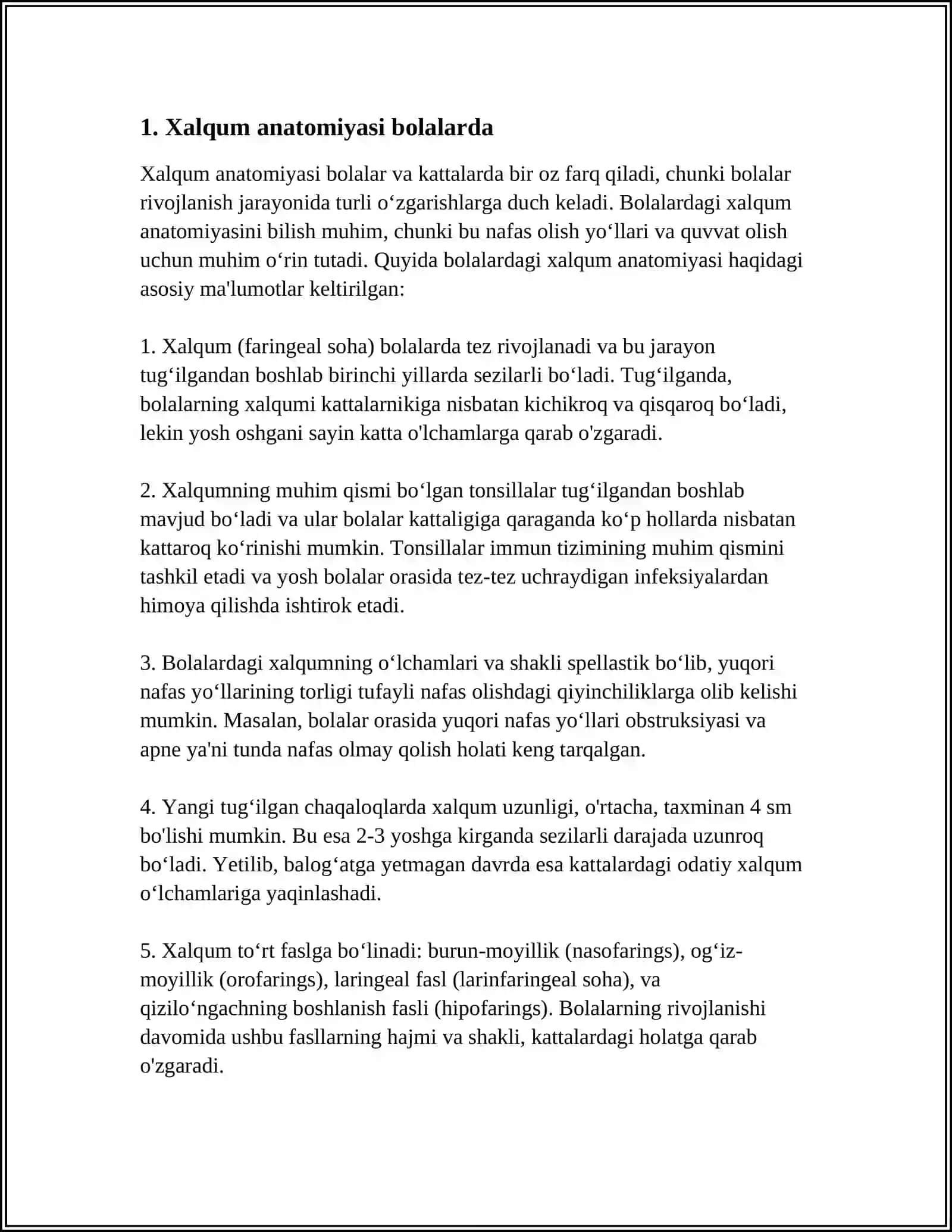 BOLALARDA XALQUM QIZILÓNGACH OĢIZ BÓSHLIĢI ANATOMO-FIZIOLOGIK USULLARI 4