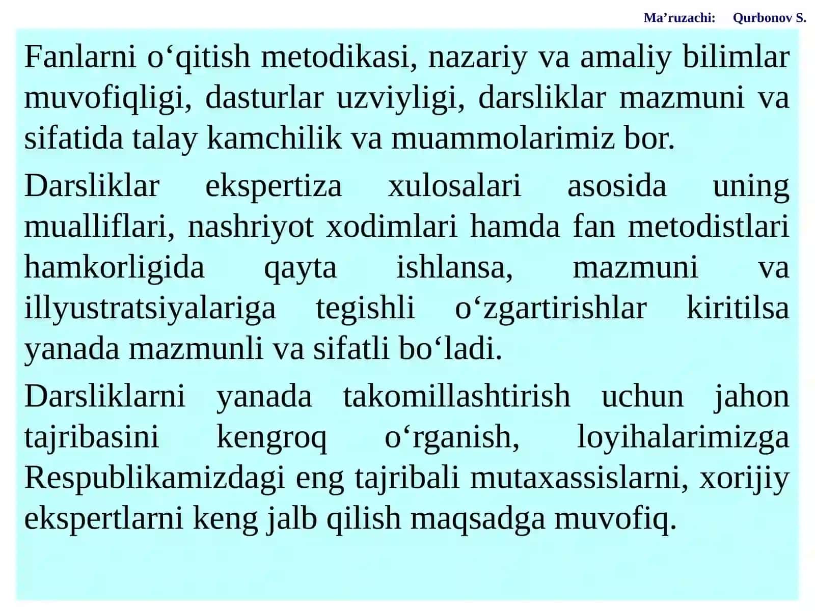 UMUMIY О‘RTA TA’LIMNING ONA TILI FANIDAN MILLIY О‘QUV DASTURI VA “О‘QISH KITOBI” DARSLIKLARI TAHLILI 4