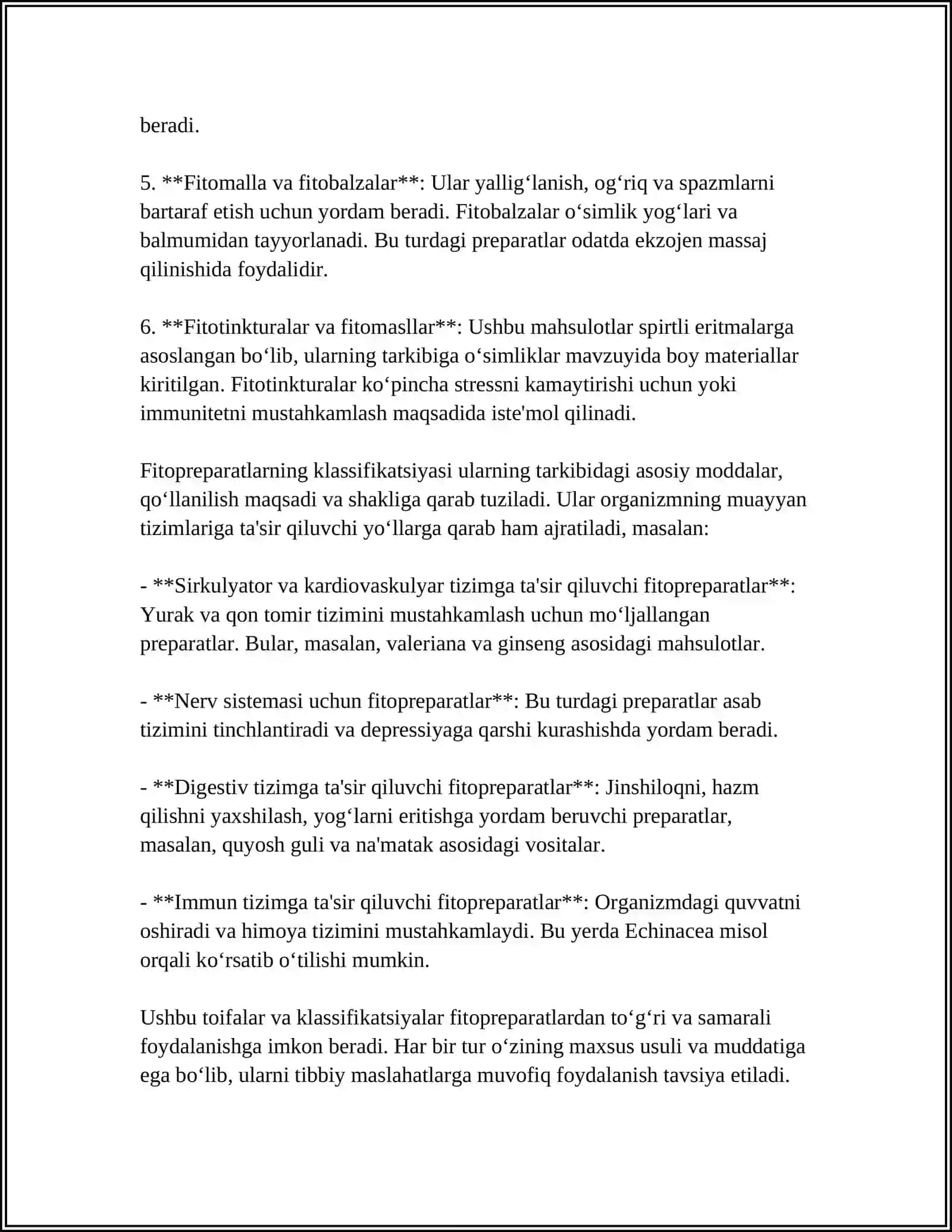 FITOPREPARATLAR VA ULARNING QOʻLLANILISHI 4