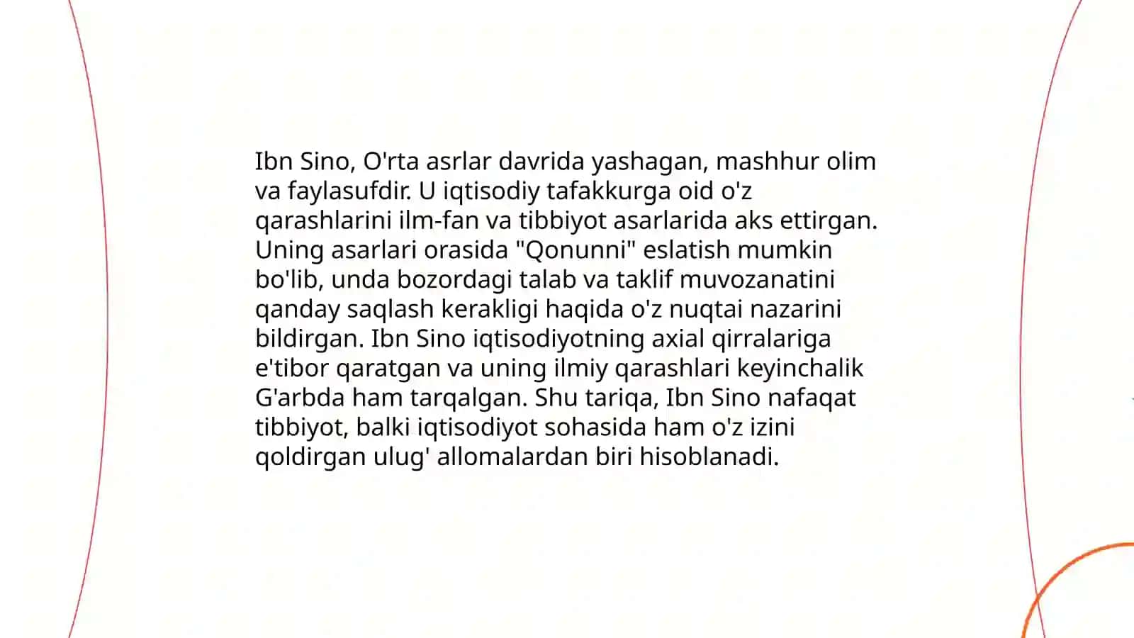 Ibn Sinoning iqtisodiy qarashlari 4