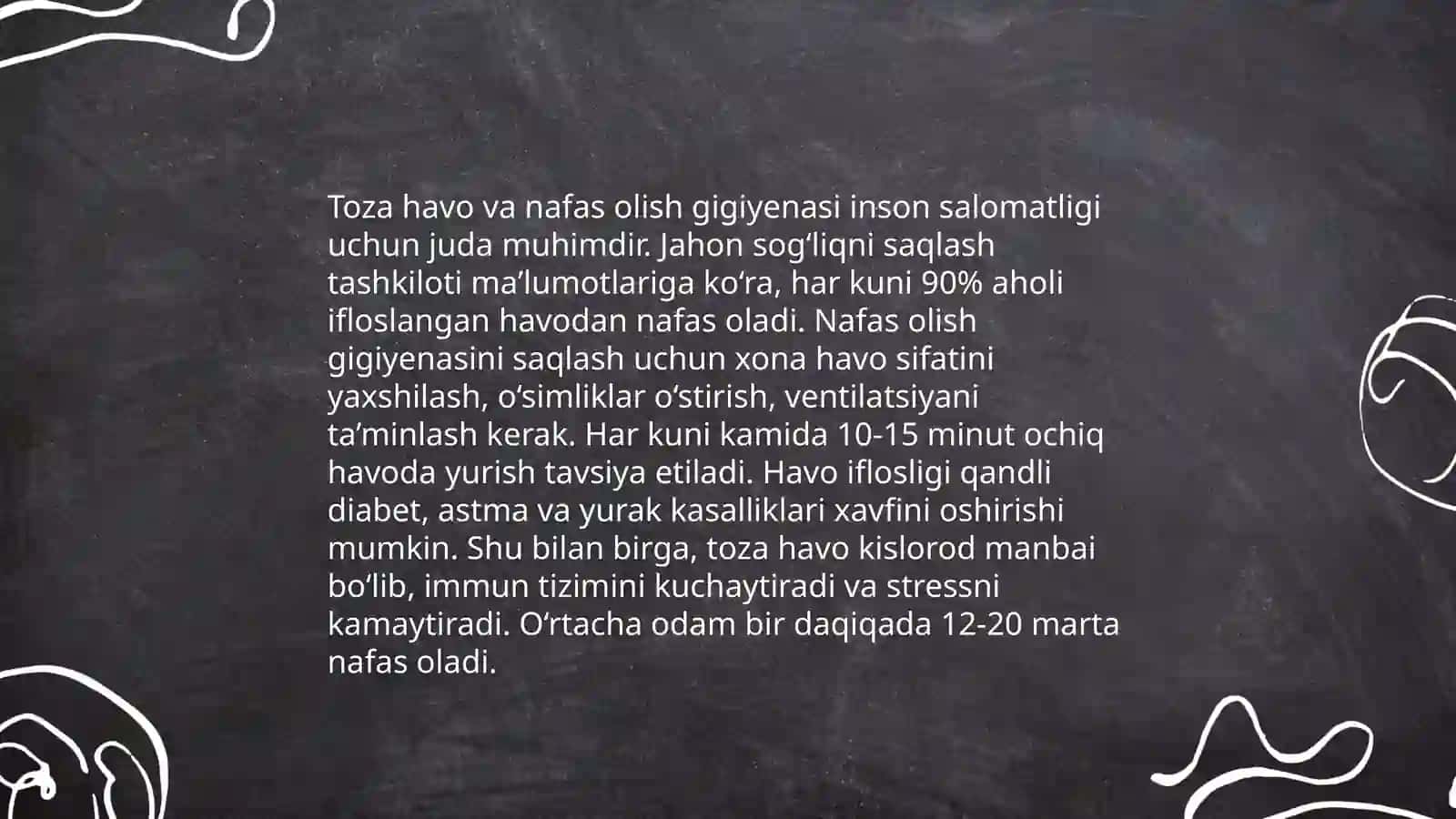 Tabiatning salomatligini mustahkamlashdagi kuchlari va gigiyenik faktorlari 4