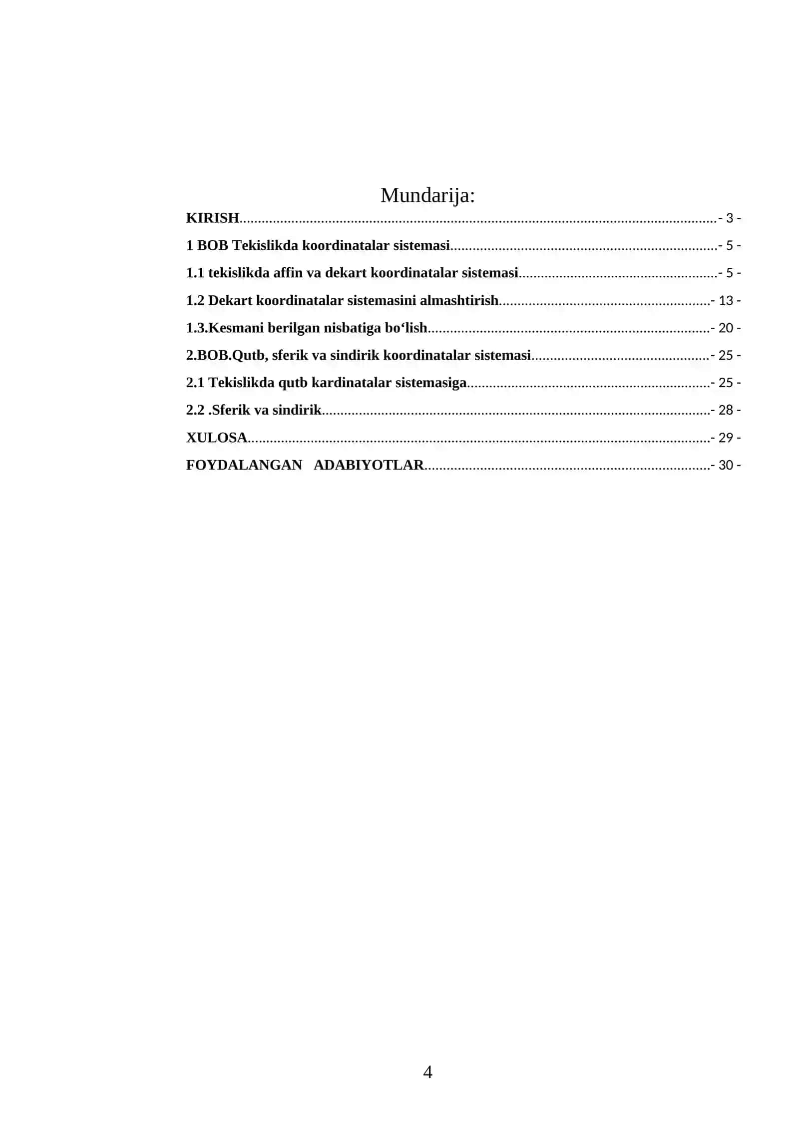 MATEMATIKA TA’LIM YOʻNALISHI 4
