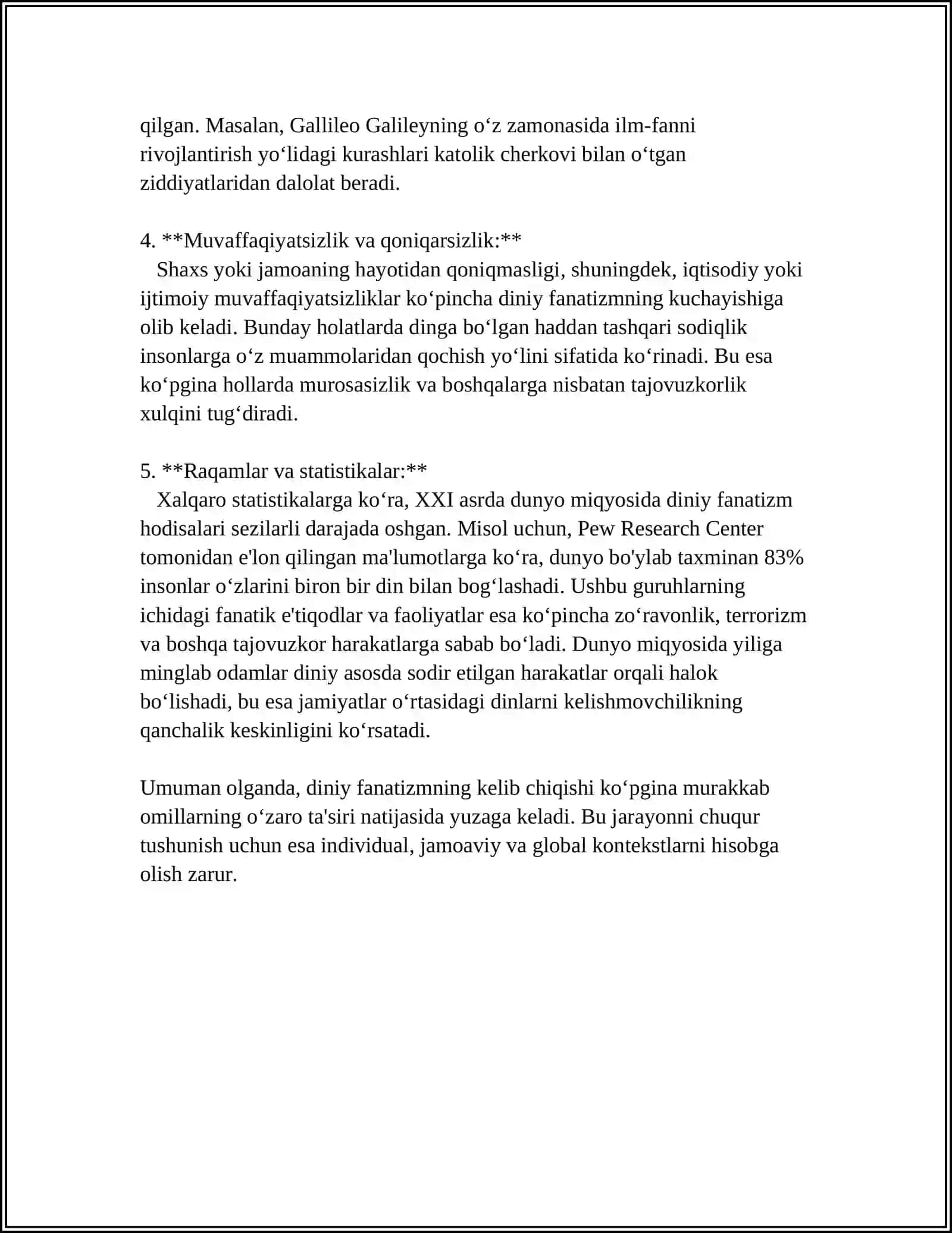 DINIY FANATIZIM, EKSTREMIZM, FUNDAMENTALIZM VA TERRORIZMNING TARIXI 4