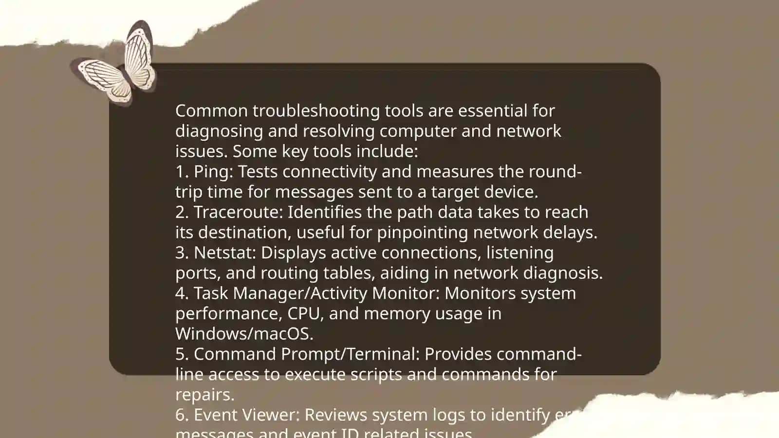 Troubleshooting operation 4