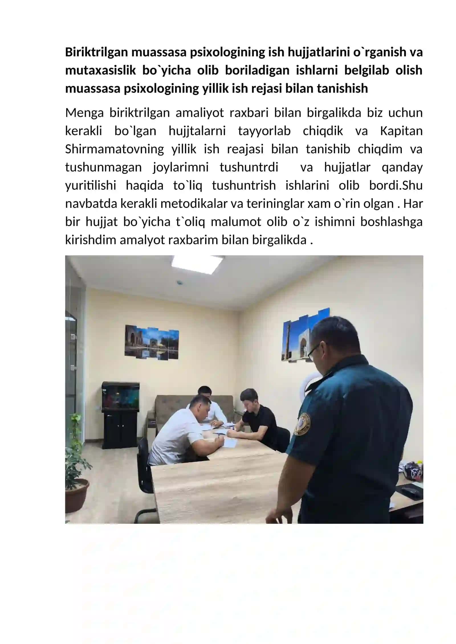 Amaliy Psixologiya yo`nalishi 2- kurs Hisoboti 4