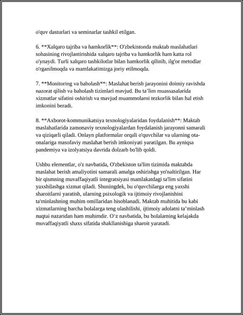 MAKTABDA MASLAHAT BERISHNING HUQUQIY MASALALARI 4