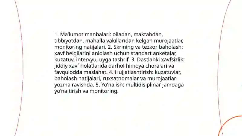 Alohida yordamga muhtoj bolalarga yordam koʻrsatuvchi ijtimoiy xodimning vazifasi va roli 4
