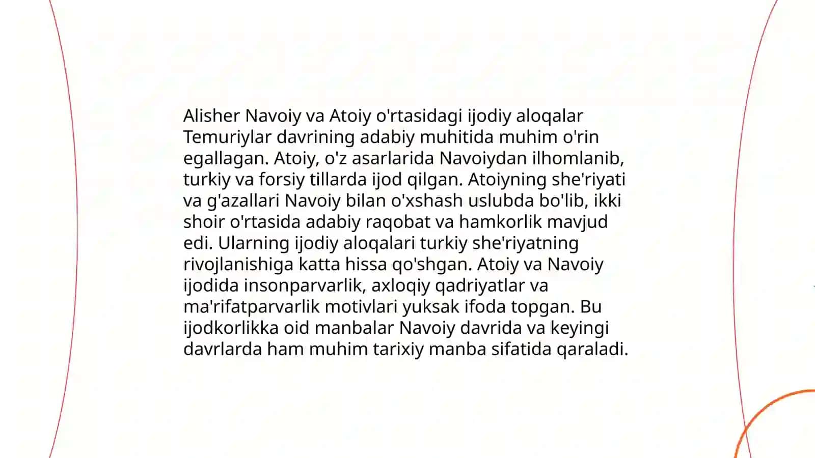 O‘zbek adabiyotida Atoiyning o‘rni 4
