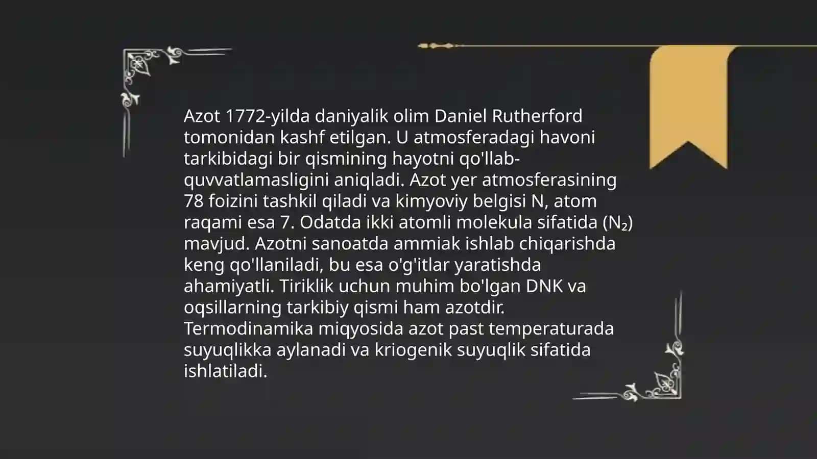 Azotning tabiatda tarqalishi 4