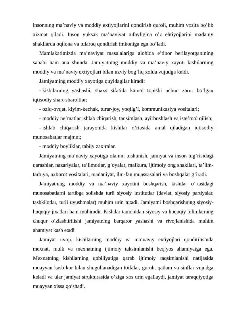 Jamiyat falsafasi. (sosiolog’iya) 4