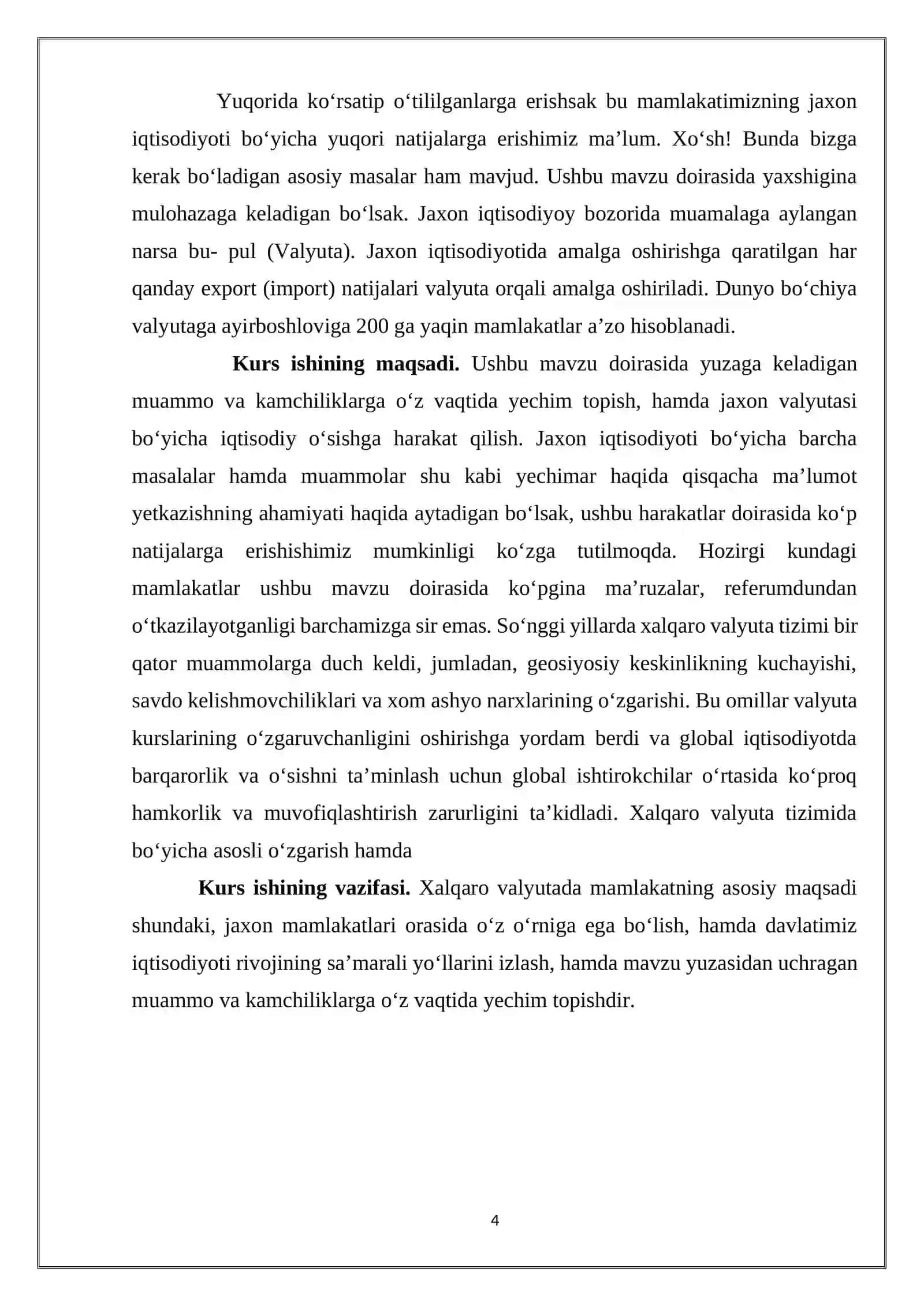XALQARO VALYUTA TIZIMI VA UNING O‘ZGARISHI 4