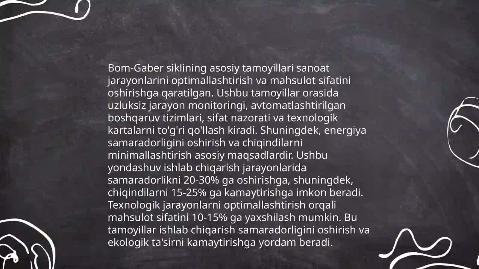 Termakimyoviy jarayonlarda Bom-Gaber sikli va uning ahamiyati 4