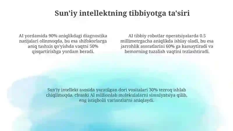 Sun'iy Intellektning Tibbiyotga Tasiri 4