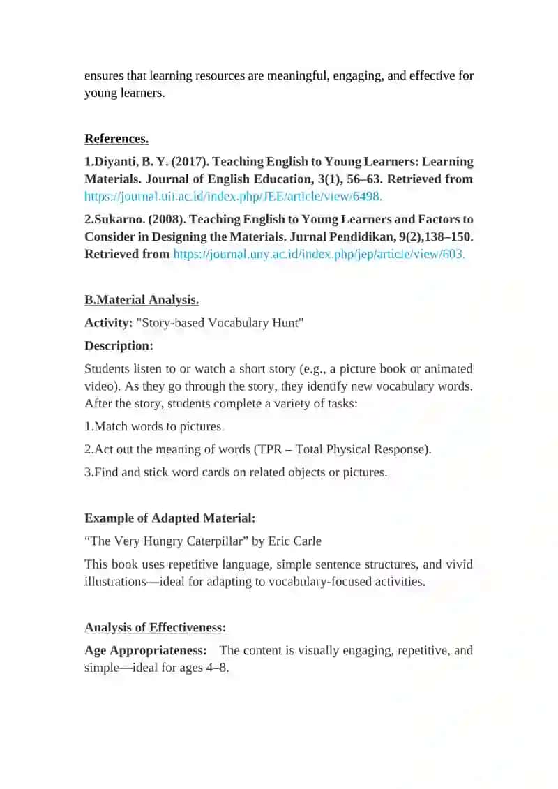 Choosing and Adapting Materials for Young Learners 4