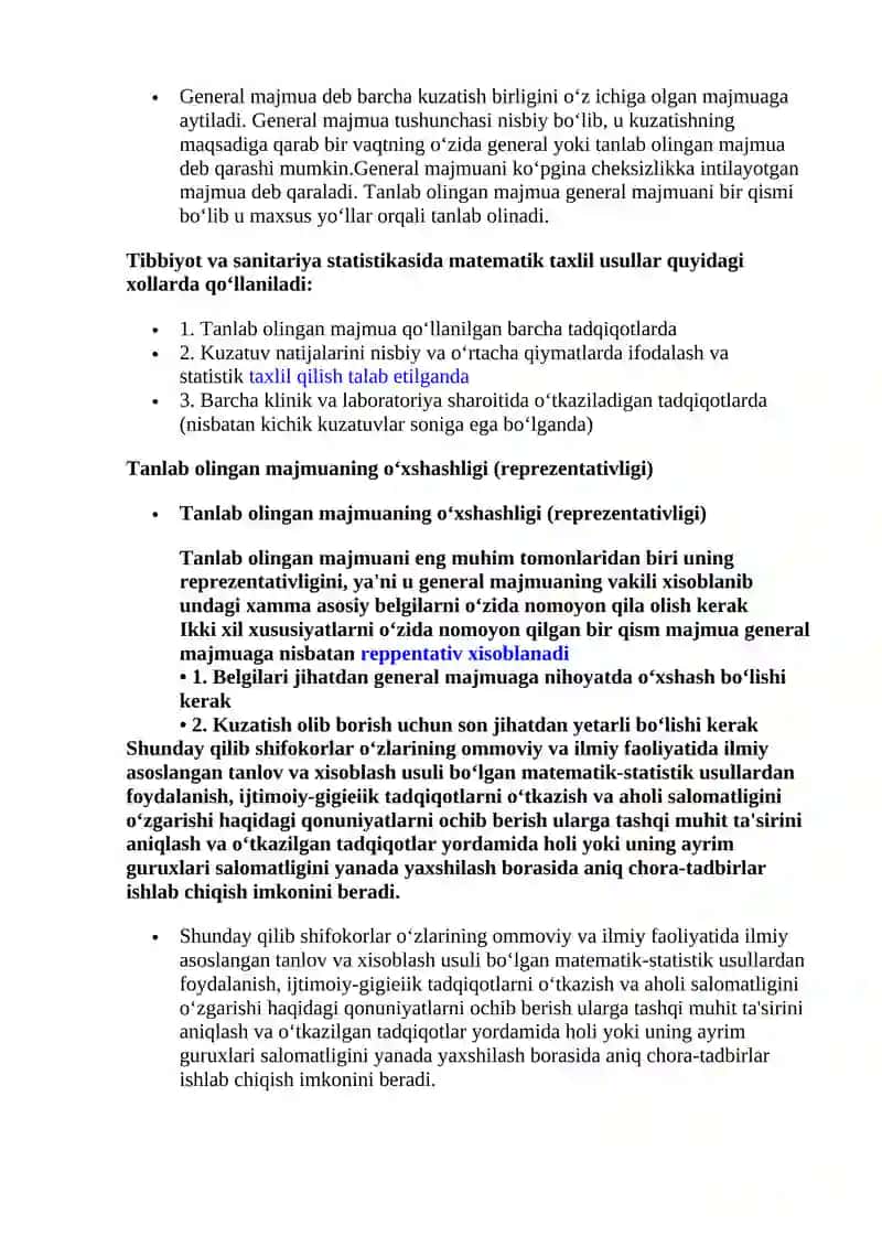 Jamiyat Sog'liqni Saqlash va Tibbiy Statistikasi 4
