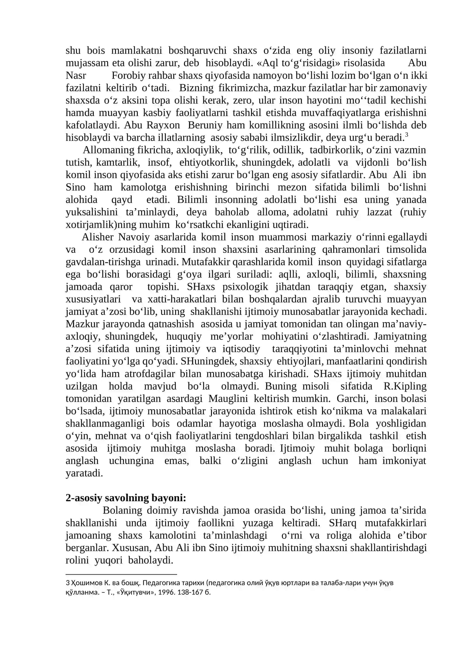 TARBIYA JARAYONI MOHIYATI VA TARBIYA PRINSPLARI, TARBIYA JARAYONI QONUNIYTLARI VA PRINSPLARI, TARBIYA METODLARI VA VOSITALARI 4