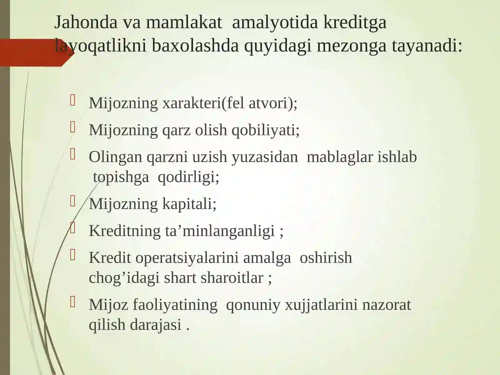 Kreditga layoqatlilik tahlili 4