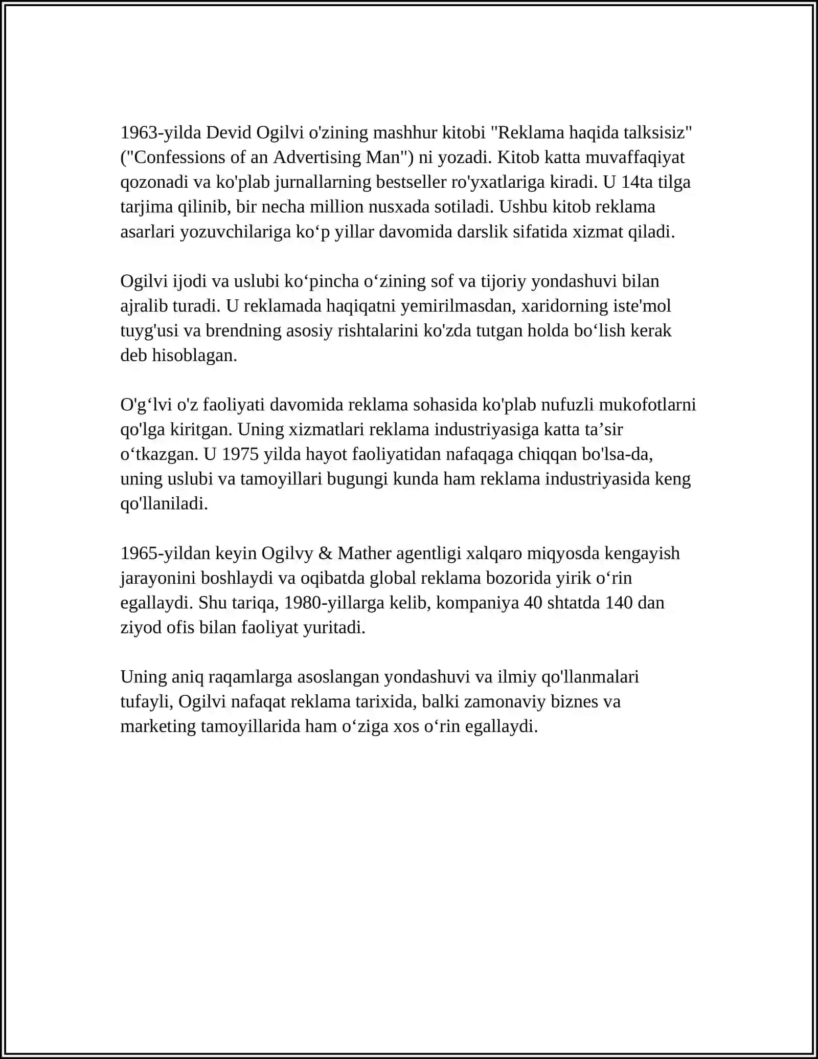 DEVID OGILVI HAQIDA 4