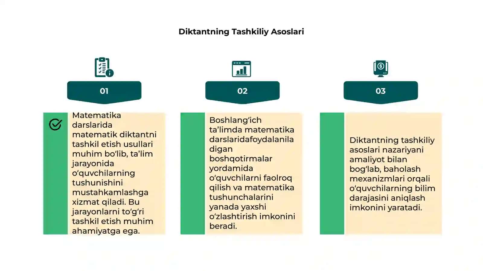 Matematika Darslarida Diktant Tashkili 4
