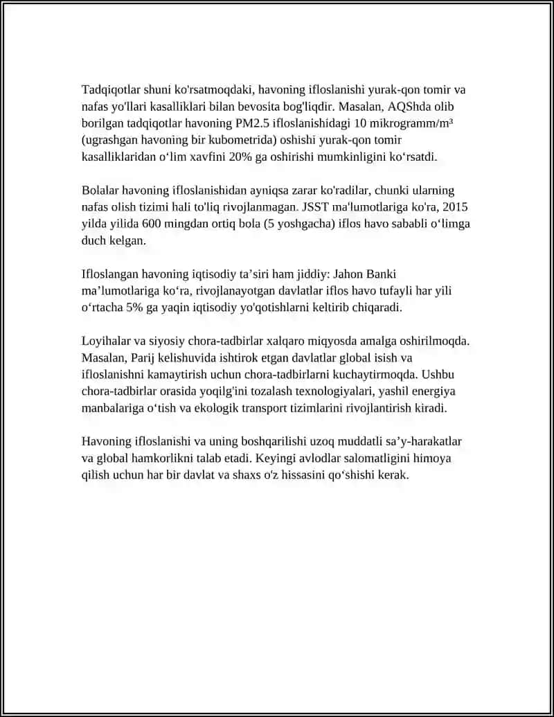 ATROF MUHIT IFLOSLANISHINING POPULATSIYAGA TASIRI 4
