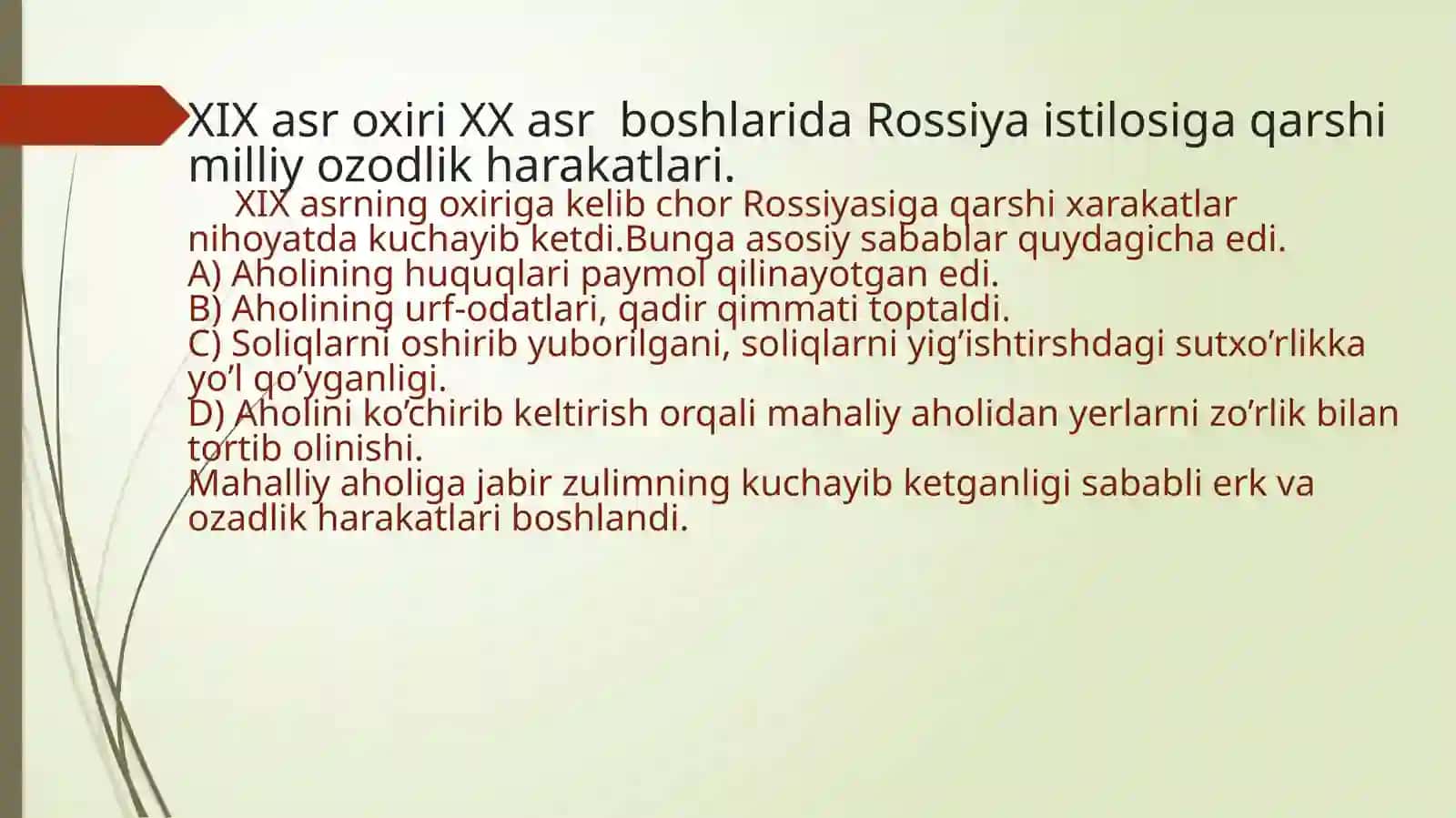 Milliy davlatchilikni tiklash va ozodlik uchun kurash 4