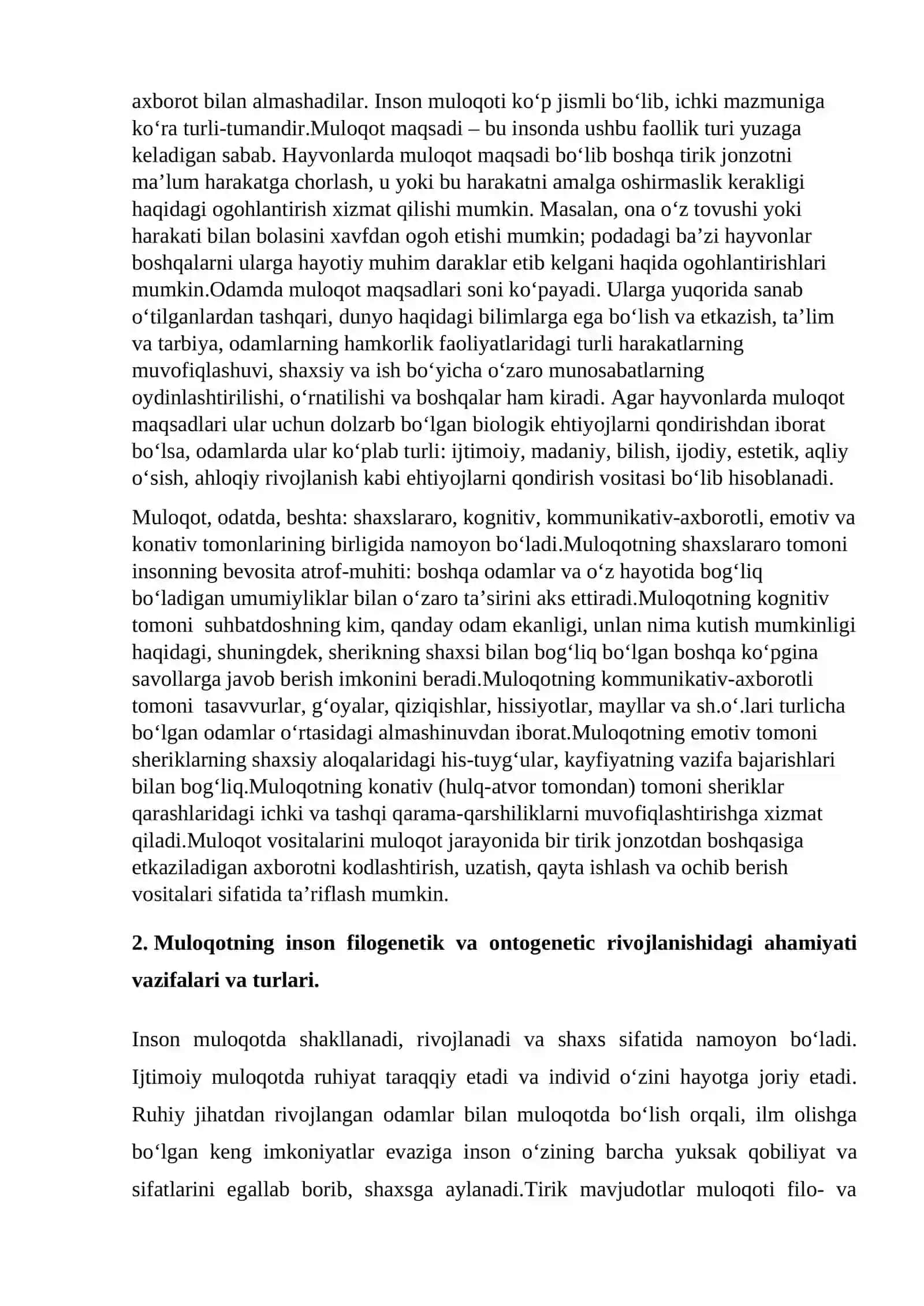 Muloqot va kommunikatsiya jarayoni. Rasmiy va norasmiy muloqot. 4