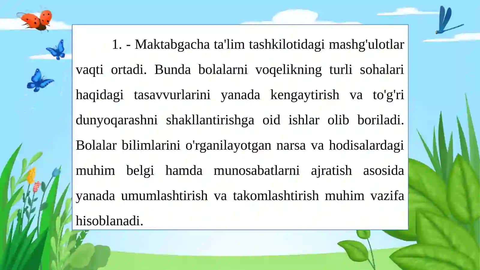 Maktabta’limida bolalar faoliyatini tashkil etishnig ahamiyati 4