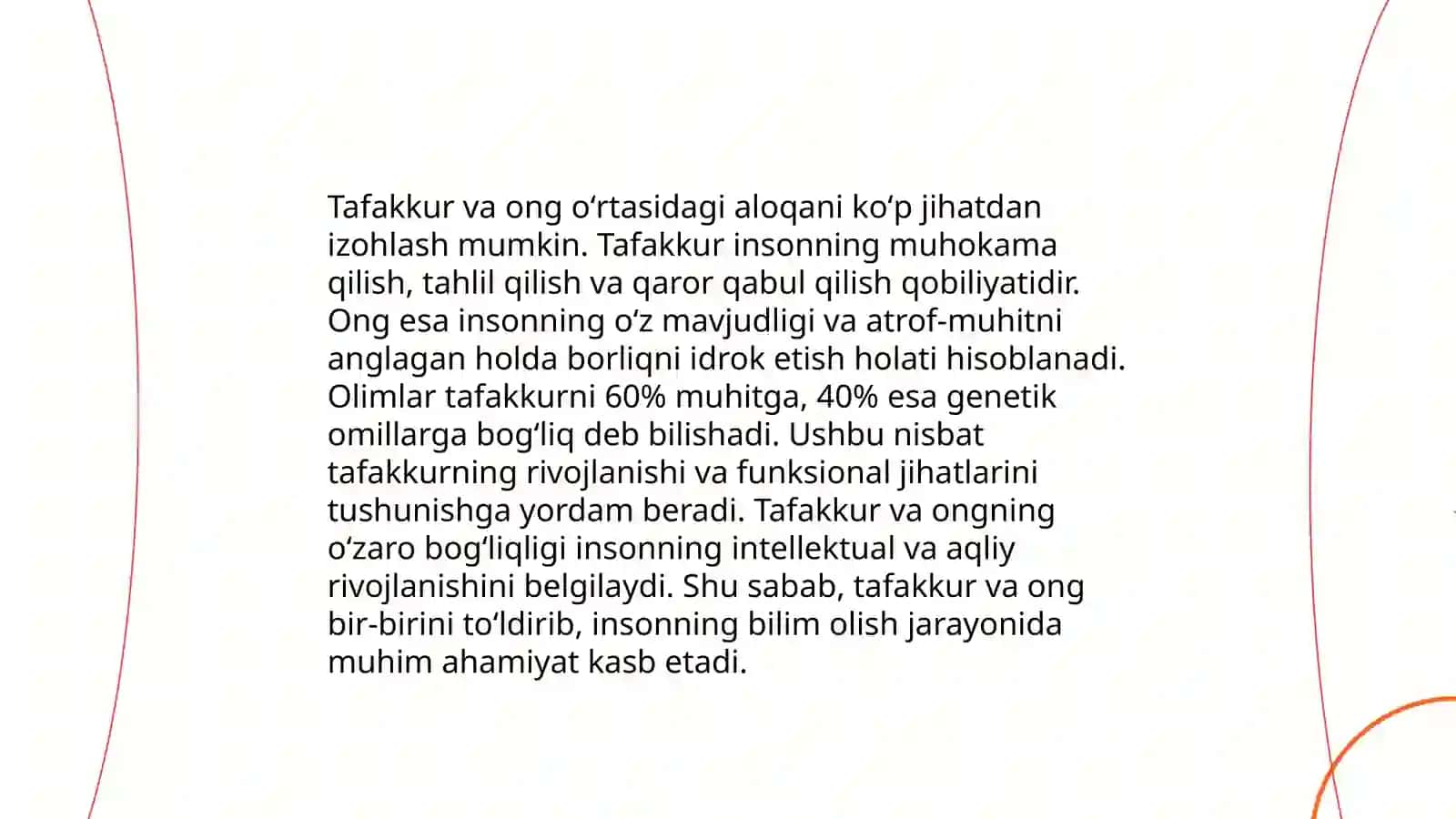 Tafakkurni bilish faoliyatining asoslari 4