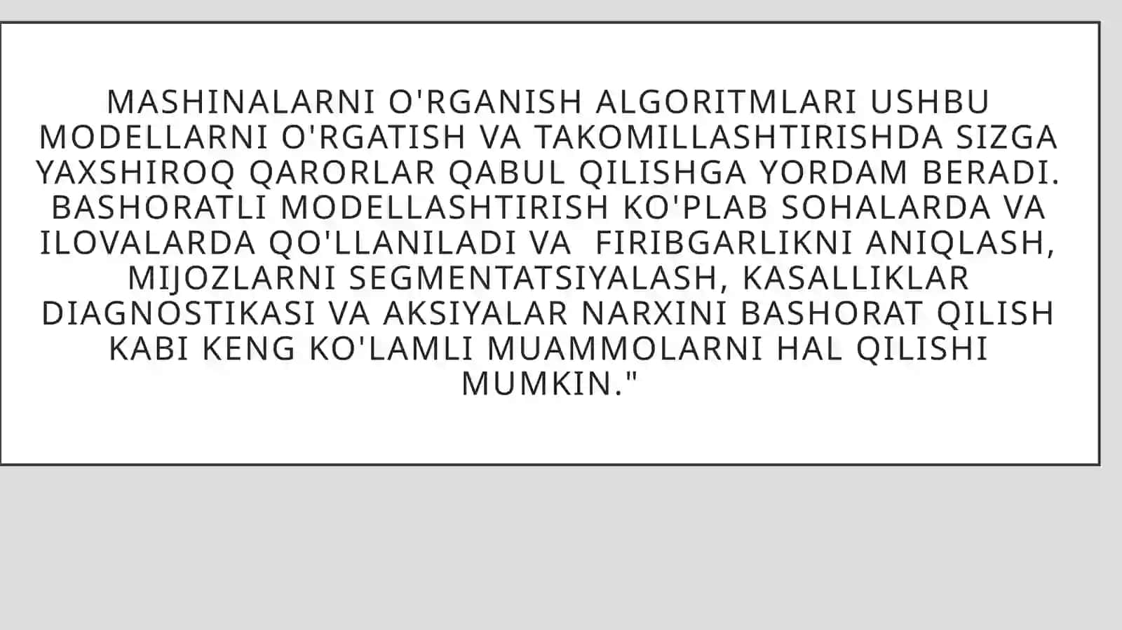 Bashoratlash usullari maqsadli dasturlarni aniqlashtirish sifatida 4