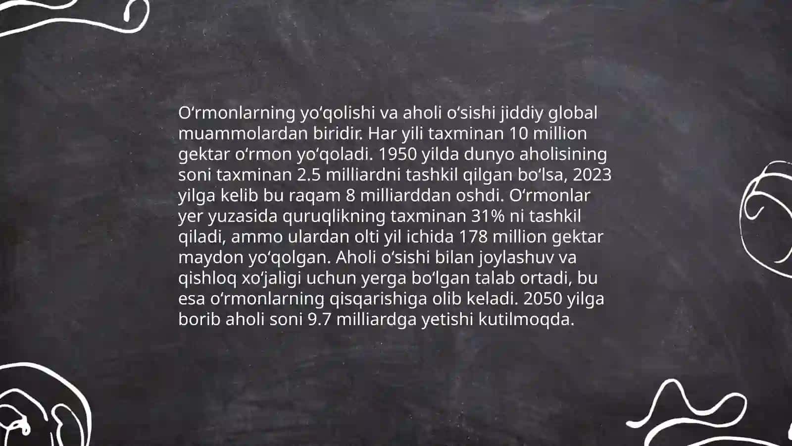 Ekologiya va demografiya (aholi oʻsishi) 4