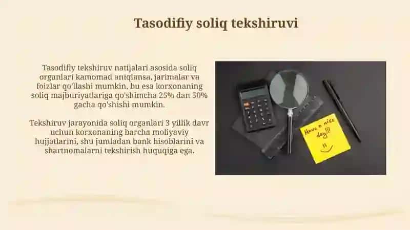 Ofisda soliq tekshiruvi 4