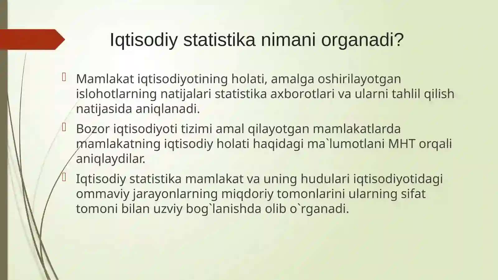 Milliy hisoblar tizimi – iqtisodiy statistikaning uslubiy negizi 4