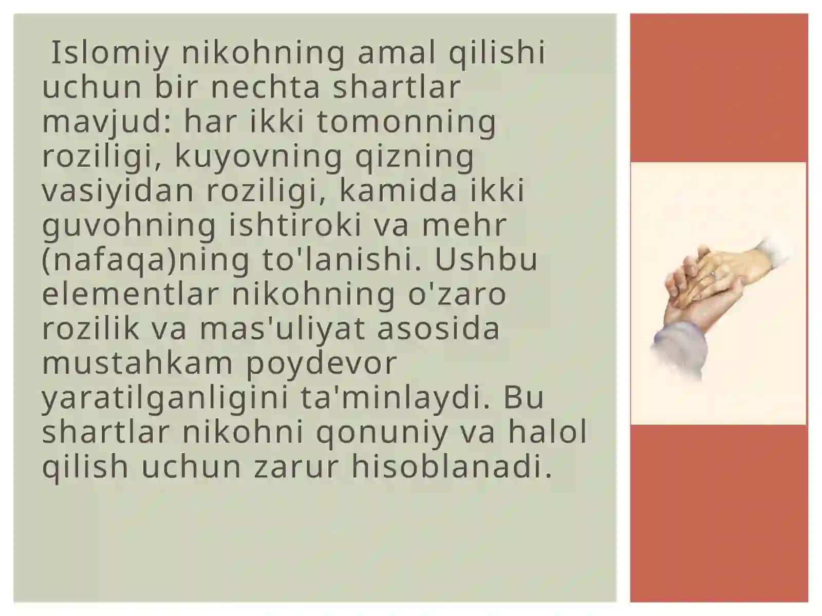 Islom huquqshunosligida oila, nikoh, taloq, idda, va zihor. 4