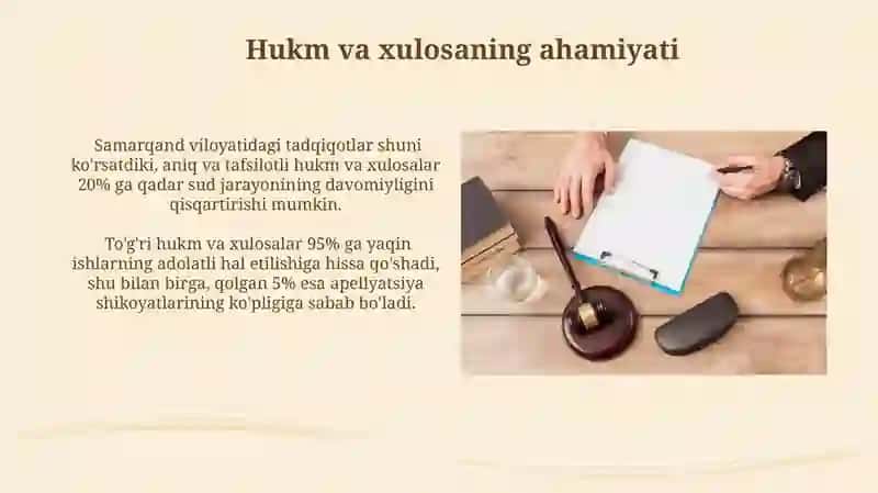 Hukm.Xulosa chiqarish 4