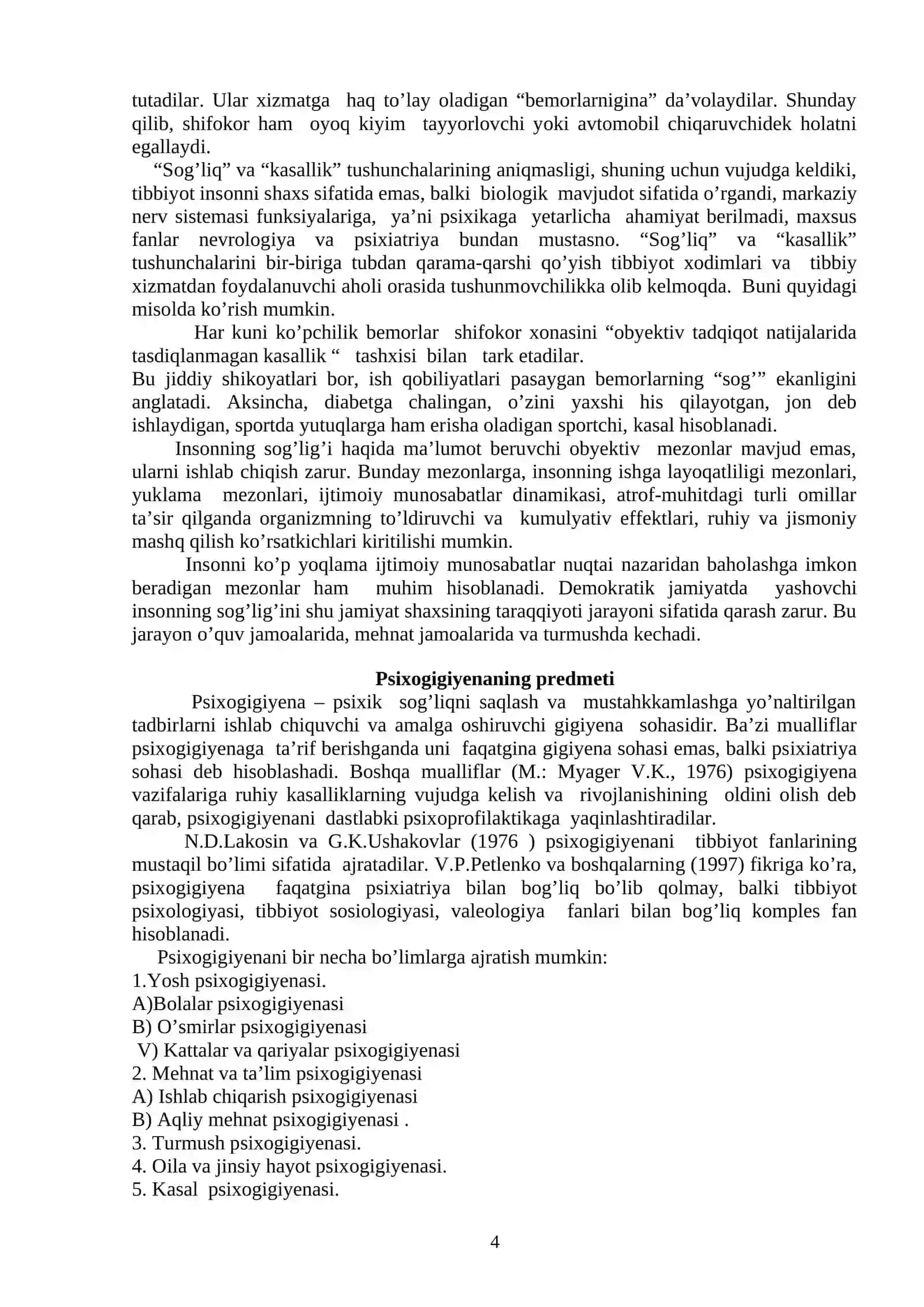 PSIXOGIGIYENA 4