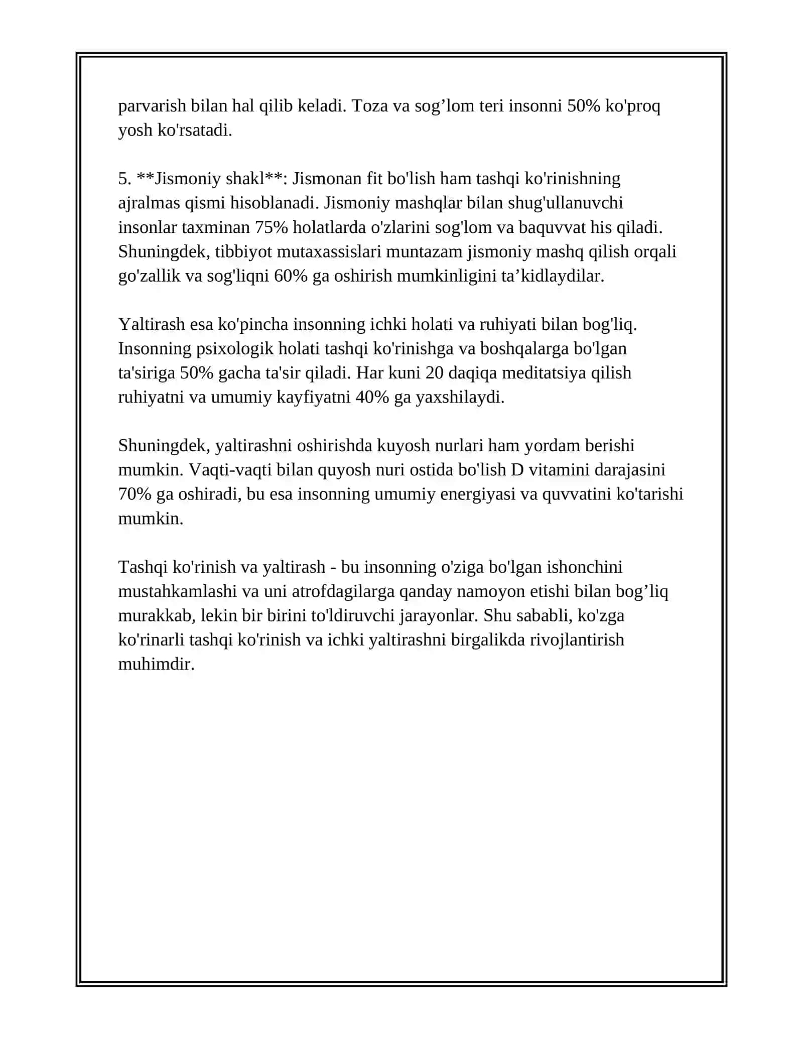 ZIG'IR TOLASINING SIFATINI BELGILOVCHI STANDARTLAR 4