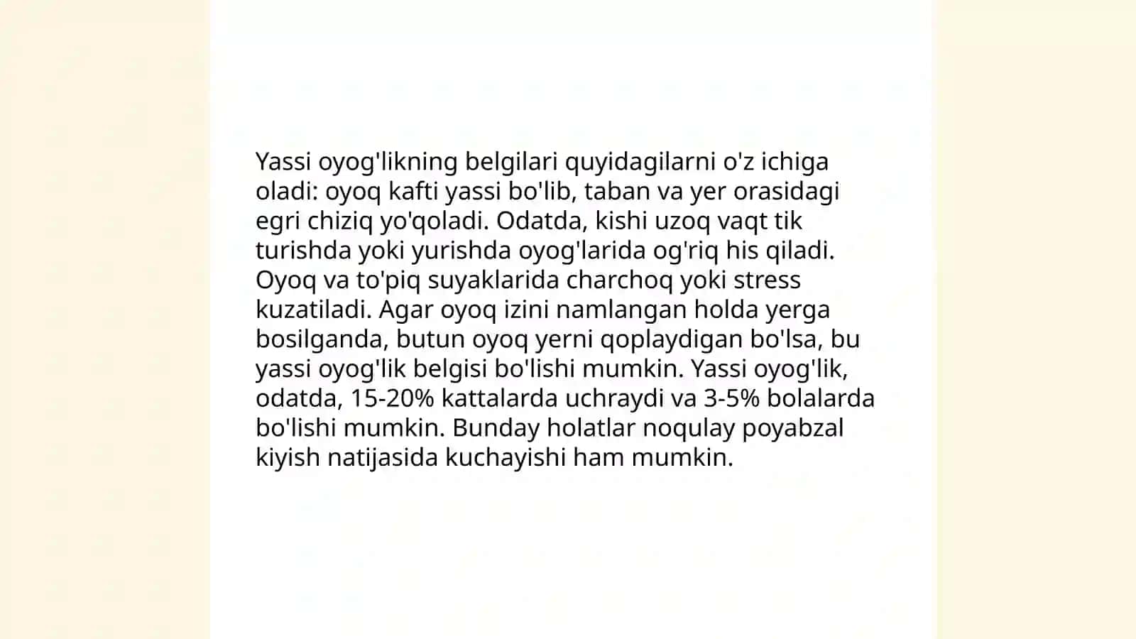 Yassi oyoglik 4