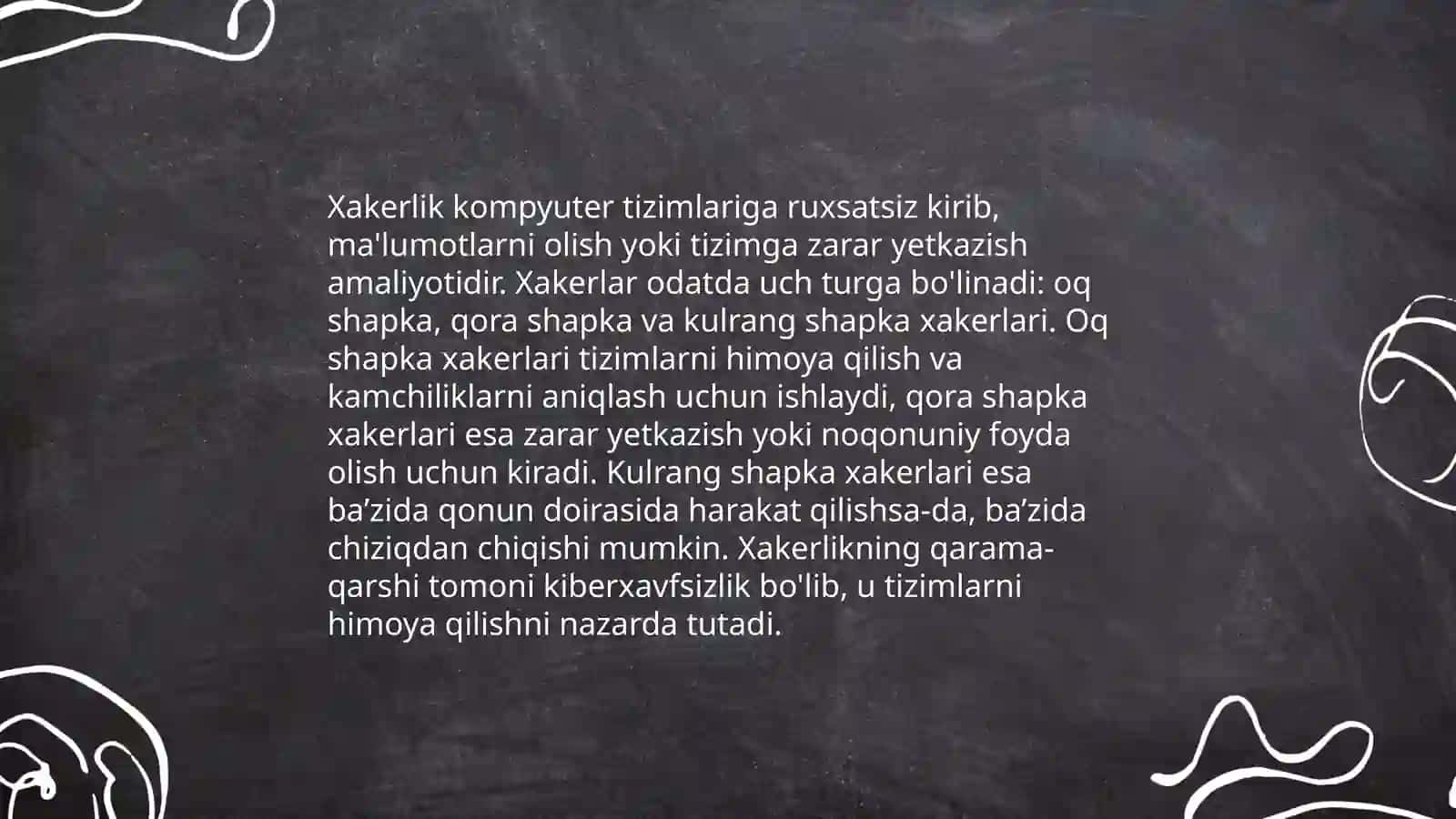 Kiberhujumlar va ularni xavfsizligini ta'minlash 4