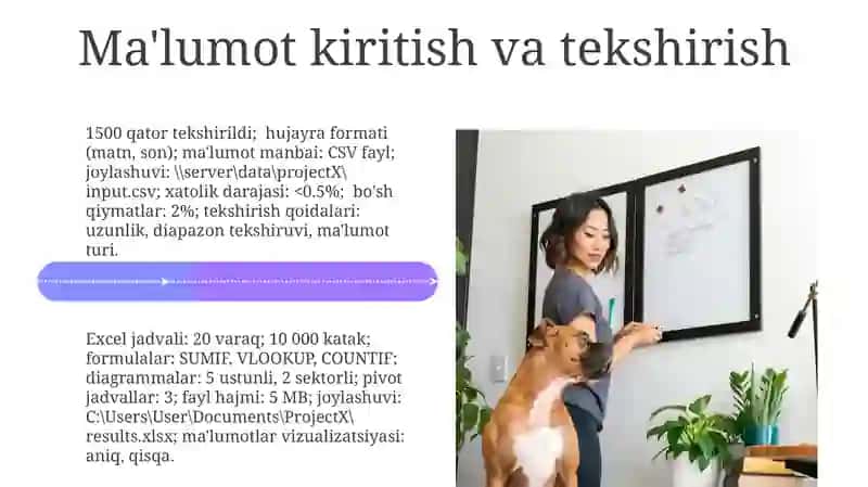 Avtomatlashtirilgan Excel yangilanishlari (makrolar orqali) loyiha muddatlari va resurslar taqsimotini samarali boshqaradi 4