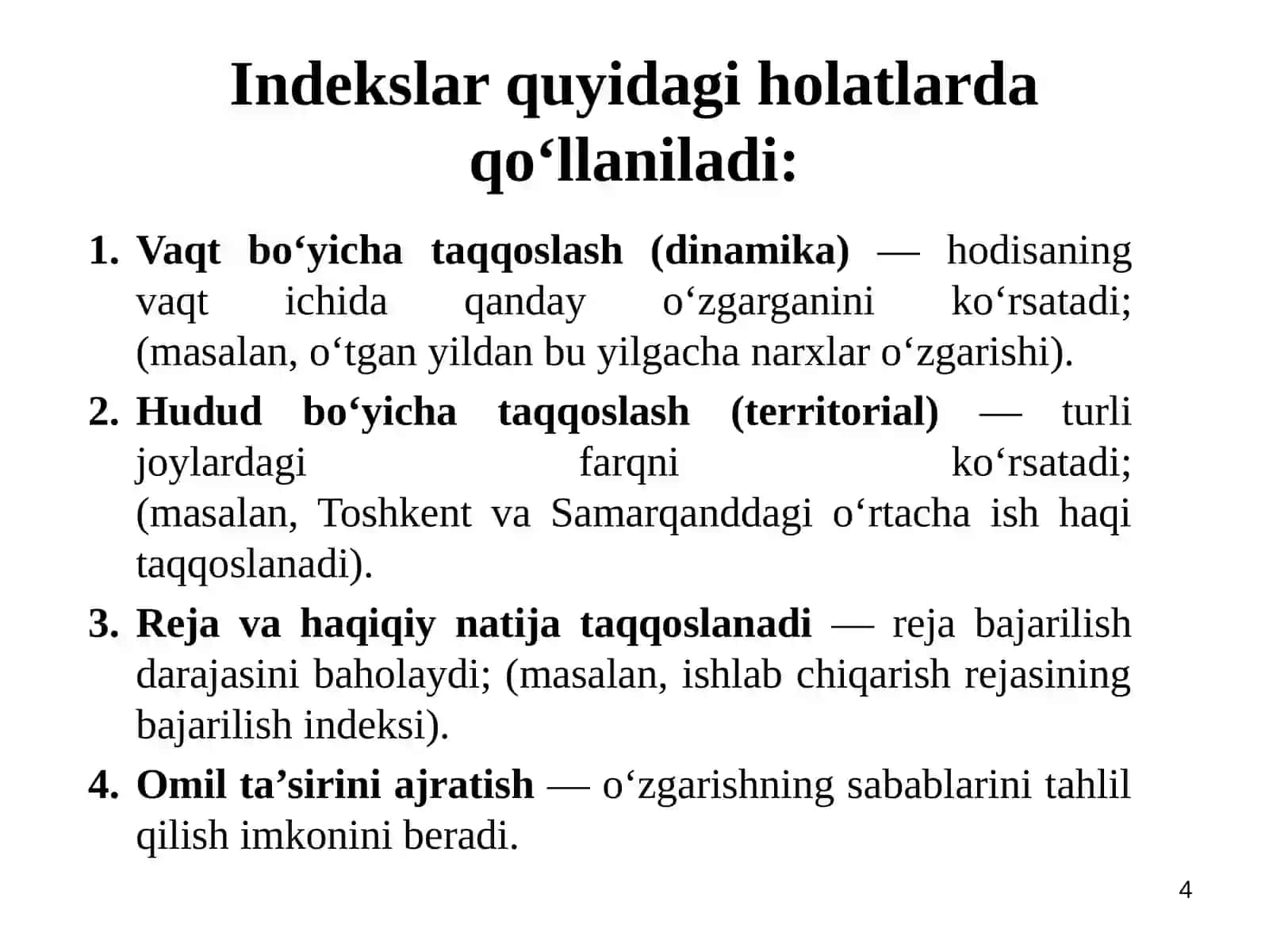 IQTISODIY INDEKSLAR 4