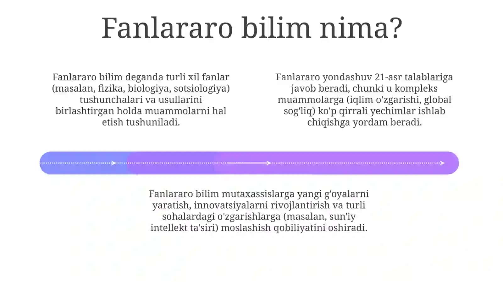 Fanlararo Bilimlar: Kasbiy Rivojlanish Kaliti 4